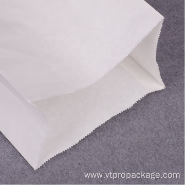 White kraft paper for takeaway food delivery bag